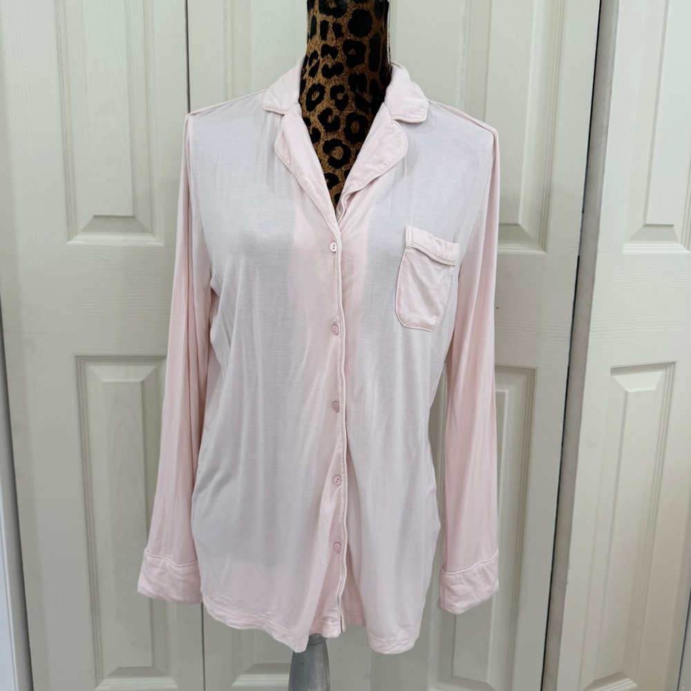 Legoe Heritage Pajama Cloud Long Sleeve Soft Pink Sz 0 SMALL Pregnancy Maternity